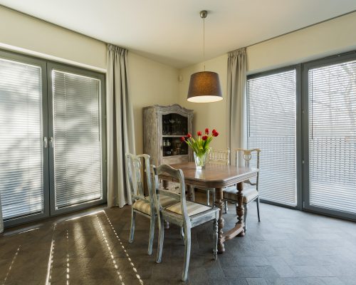 alühome french residential doors with blinds