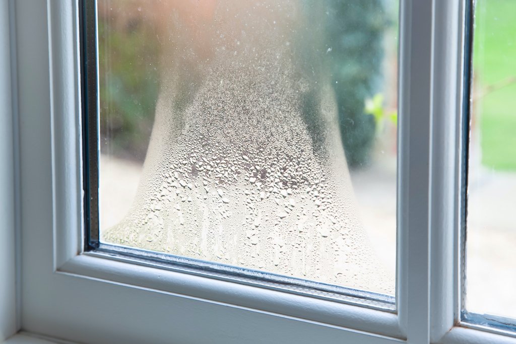 causes of condensation inside a glass unit