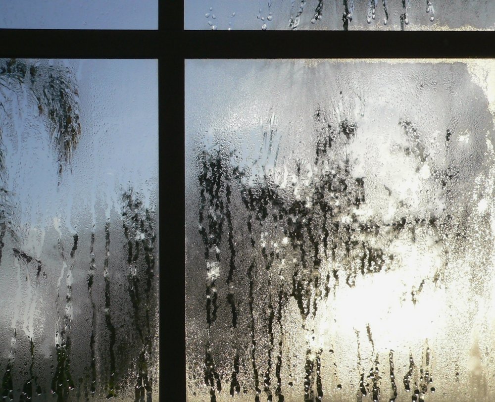causes of condensation outside