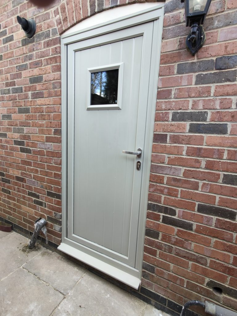 Aluminium front door in Rutland